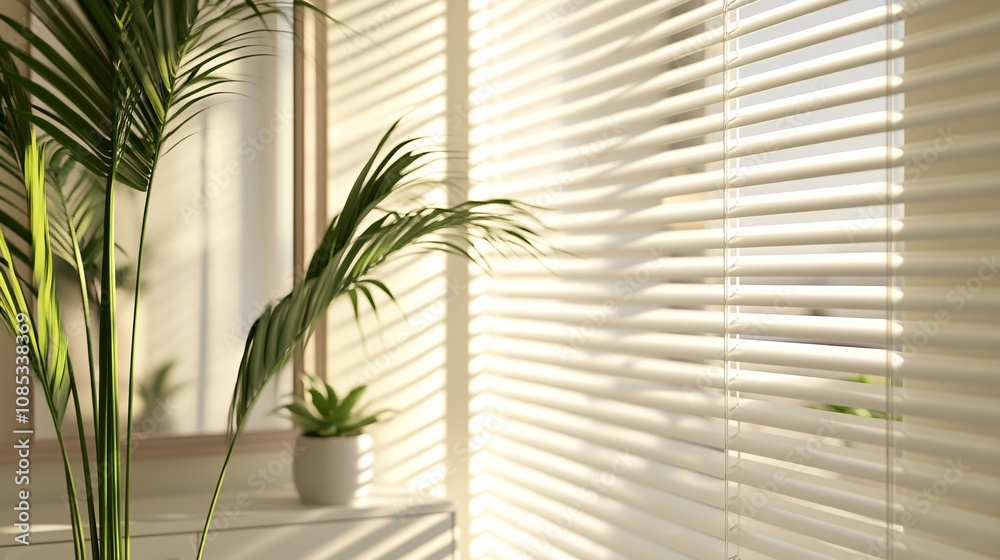Fototapeta premium window with plant
