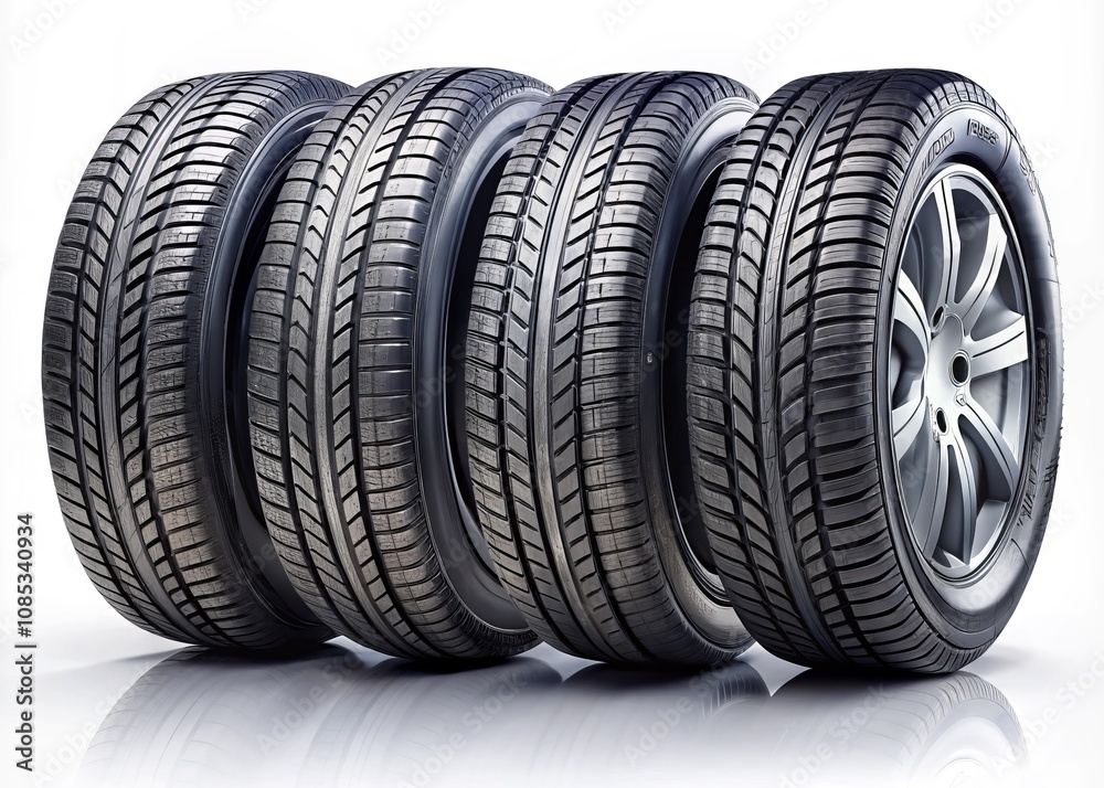 High-Quality Car Tires Isolated on White Background for Automotive and Tire Industry Stock Photography, Perfect for Commercial Use, Advertising, and Marketing Materials High-Quality Car Tires Isolated on White Background for Automotive and Tire Industry Stock Photography, Perfect for Commercial Use, Advertising, and Marketing Materials