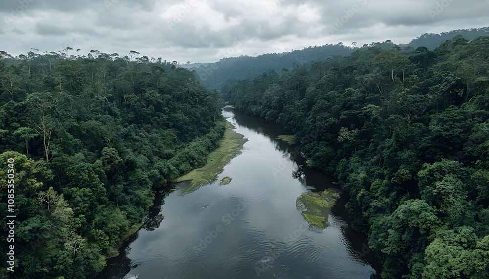 A Beautiful View of the Sangha River A Beautiful View of the Sangha River