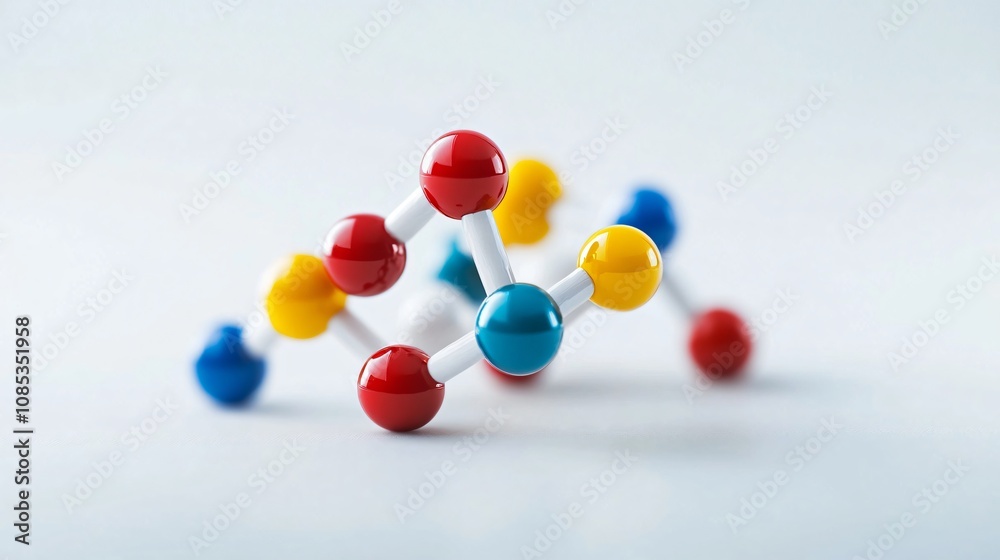 Colorful Molecular Model: A Captivating Glimpse into the Microscopic World of Atoms, Bonds, and Chemical Structures Colorful Molecular Model: A Captivating Glimpse into the Microscopic World of Atoms, Bonds, and Chemical Structures