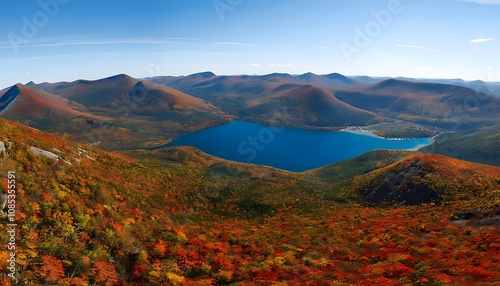 Laurentian Mountains in Quebec photo