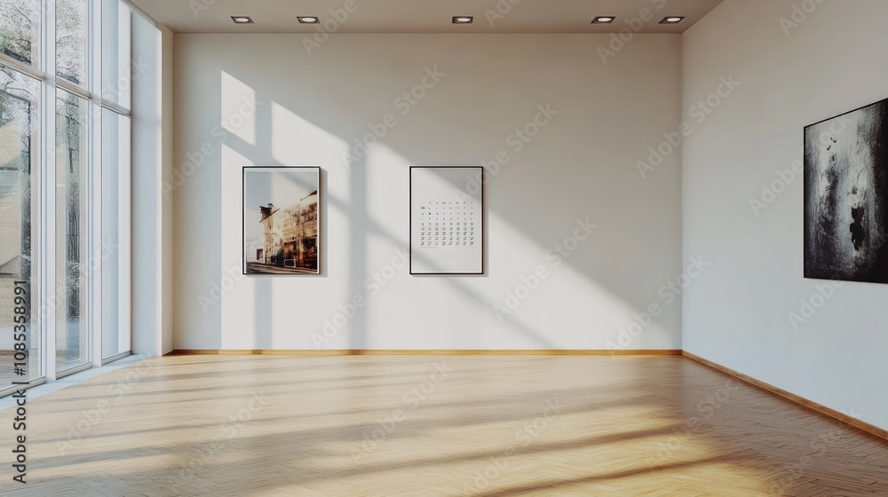 Obraz premium Empty Gallery Space