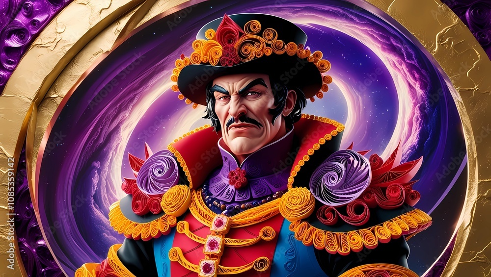 Obraz premium The Galactic Conqueror in Regal Armor