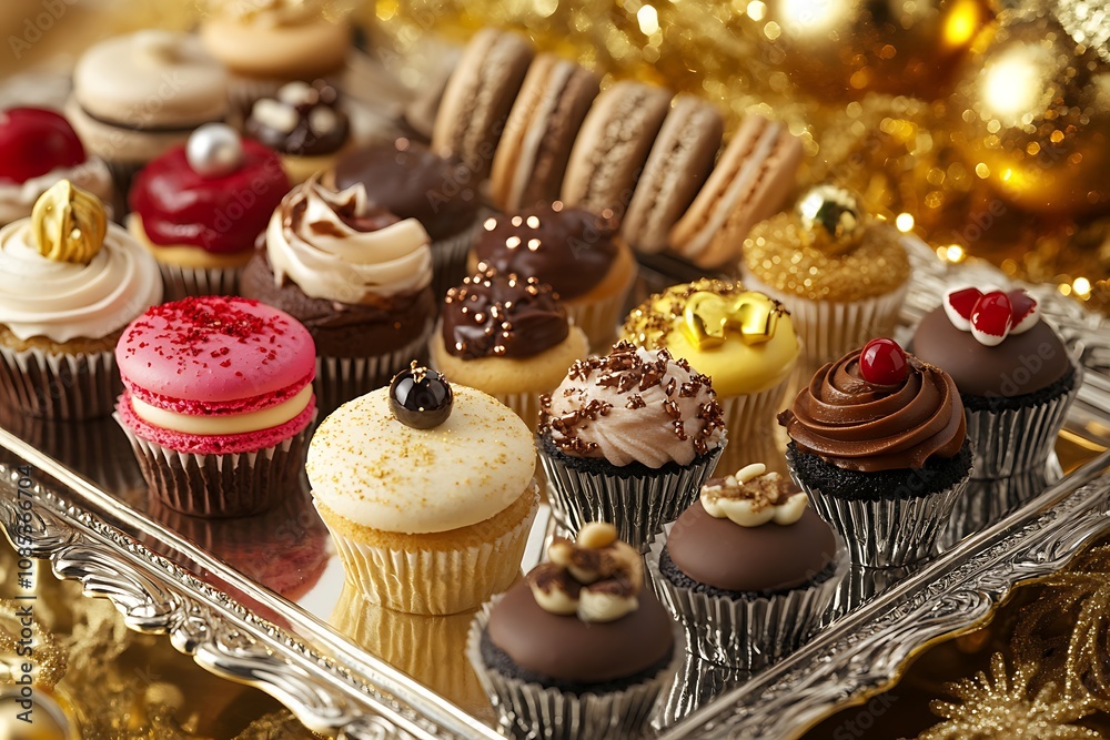 Chocolate cupcakes with frosting Chocolate cupcakes with frosting