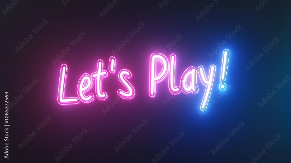 A neon sign that says 