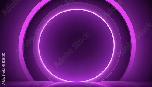 Realistic neon lights background