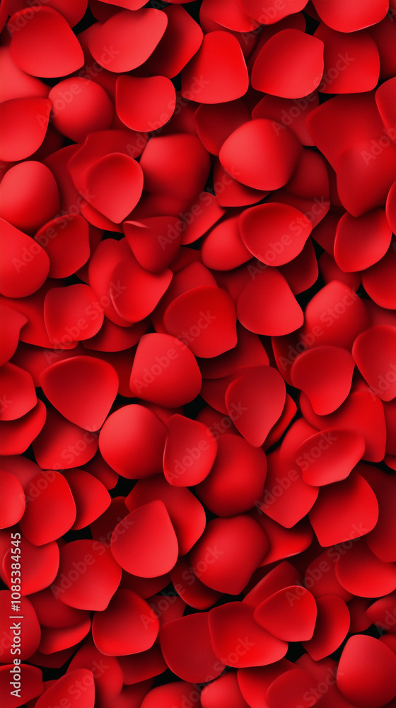 Close-up of red rose petals scattered on the ground Close-up of red rose petals scattered on the ground