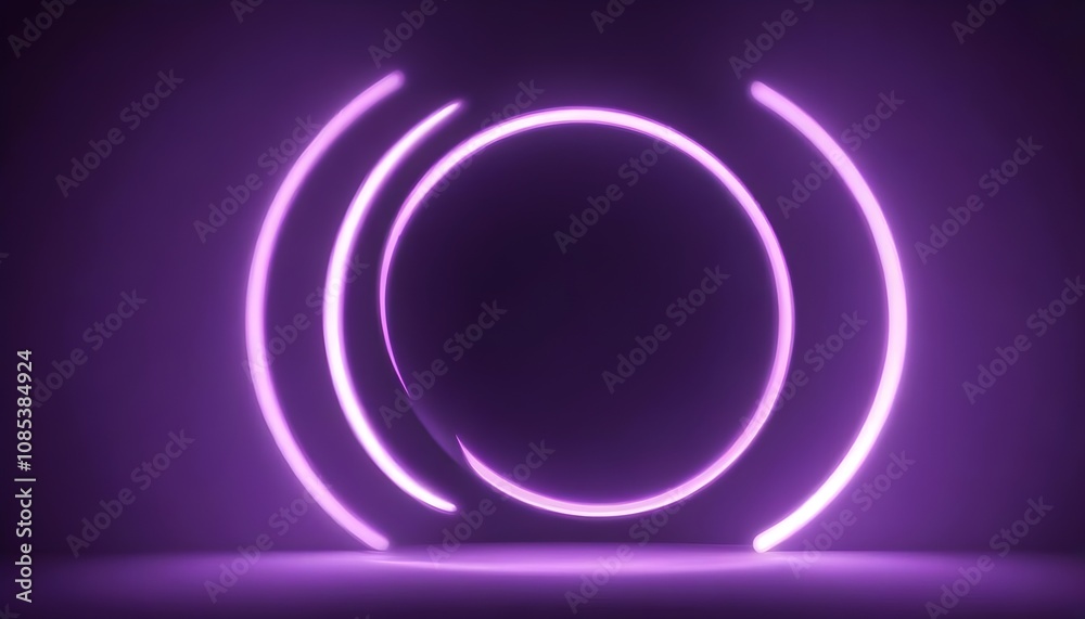 Realistic neon lights background Realistic neon lights background