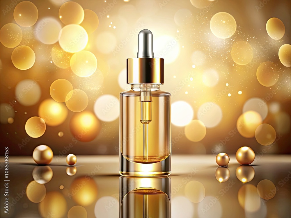 Golden Oil Dropper in Minimalist Wellness Setting - Product Photography for Natural Remedies and Health Supplements Golden Oil Dropper in Minimalist Wellness Setting - Product Photography for Natural Remedies and Health Supplements