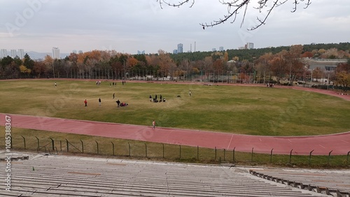 Middle East Technical University Campus in Autumn.