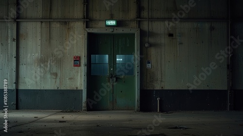 Abandoned Warehouse Doorway photo