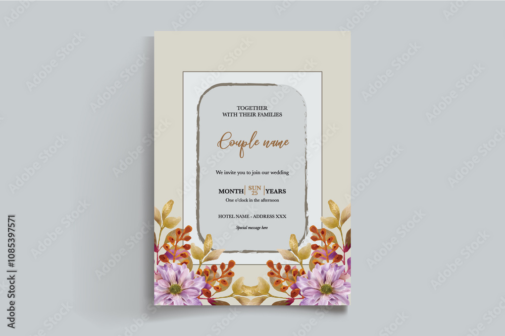 BRIDAL SHOWER FLORAL INVITATION TEMPLATE BRIDAL SHOWER FLORAL INVITATION TEMPLATE