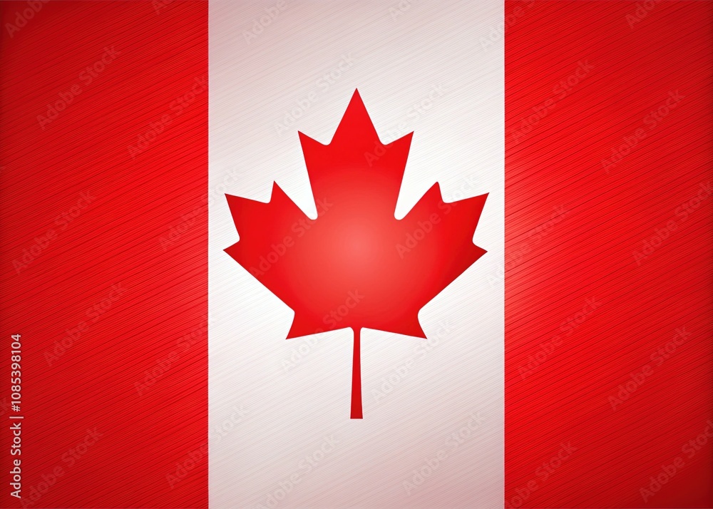 Canada Flag Design - Rule of Thirds Illustration - EPS Canada Flag Design - Rule of Thirds Illustration - EPS