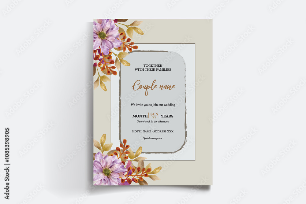 BRIDAL SHOWER FLORAL INVITATION TEMPLATE BRIDAL SHOWER FLORAL INVITATION TEMPLATE