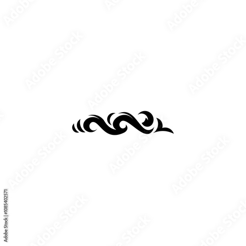 Wave | Minimalist and Simple Silhouette - Vector illustration