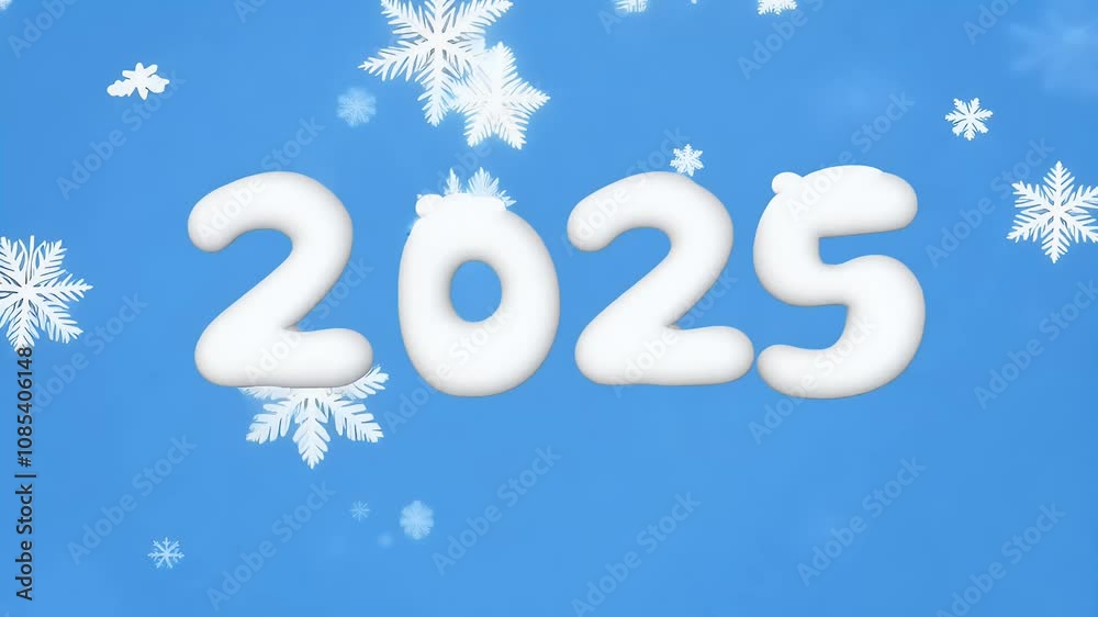 French Carte Bonne Année 2025 featuring snow pine trees snowman clear blue sky capturing festive spirit holiday season new year happy fir card wishes christmas background ornament