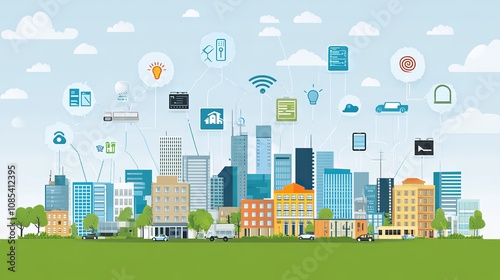 A smart city seamlessly integrates wireless communication networks, the Internet of Things (IoT), and visual technology. This cutting-edge infrastructure enables real-time data collection