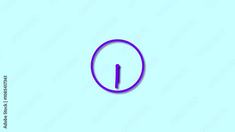 clock icon timer concept transparent . wall clock spinning animation. clock icon timer concept transparent . wall clock spinning animation.