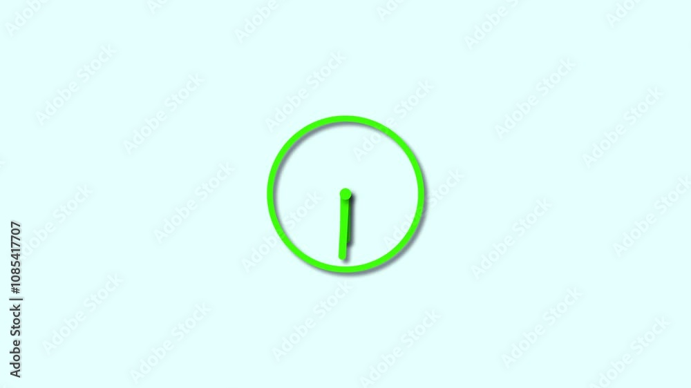 clock icon timer concept transparent . wall clock spinning animation. clock icon timer concept transparent . wall clock spinning animation.
