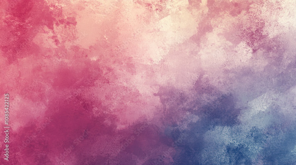 Fototapeta premium Pastel grainy gradient with soft noise overlays, creating a smooth and dreamy abstract background with subtle textures
