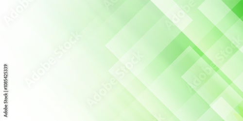 Abstract green geometric background overlap template vector with rounded square simple pattern. Green background with trendy shapes design. Eps10