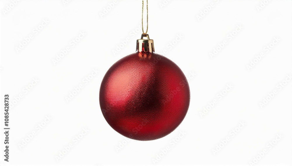 red christmas ball isolated red christmas ball isolated