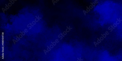 abstract cloud and vapor texture background. Black and blue smoke aquarelle smudge illustration smooth grungy smokey light pastel colors ink glow. blue color powder explosion .	
