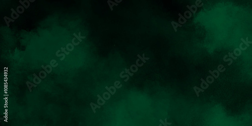 abstract cloud and vapor texture background. Black and Green smoke aquarelle smudge illustration smooth grungy smokey light pastel colors ink glow. green color powder explosion	
