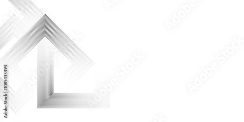 Simple abstract white square shape with futuristic concept background. Design for poster, template on web, backdrop, banner, brochure, website, flyer, landing page, presentation, certificate vector.