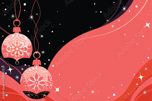 Create a digital painting of sparkling snowflakes and stars overlaying a festive Christmas or winter scene, emphasizing glittering light and a magical atmosphere.