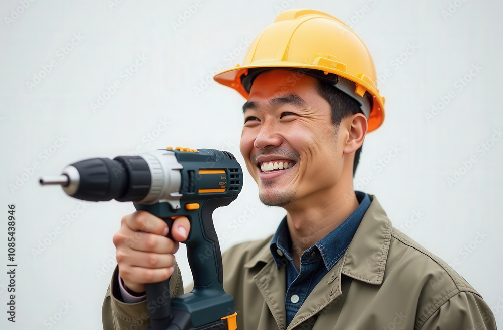 advertising photo portrait of a builder advertising photo portrait of a builder