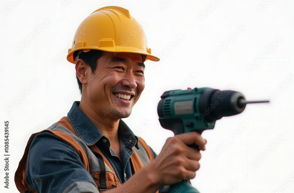 advertising photo portrait of a builder advertising photo portrait of a builder
