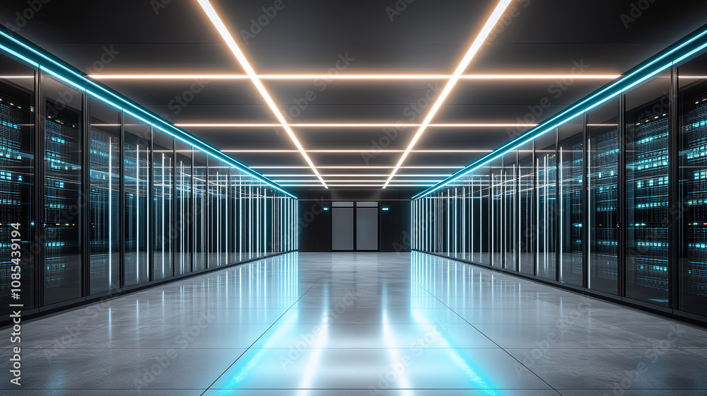 Background of Communication Data Computer room background Background of Communication Data Computer room background