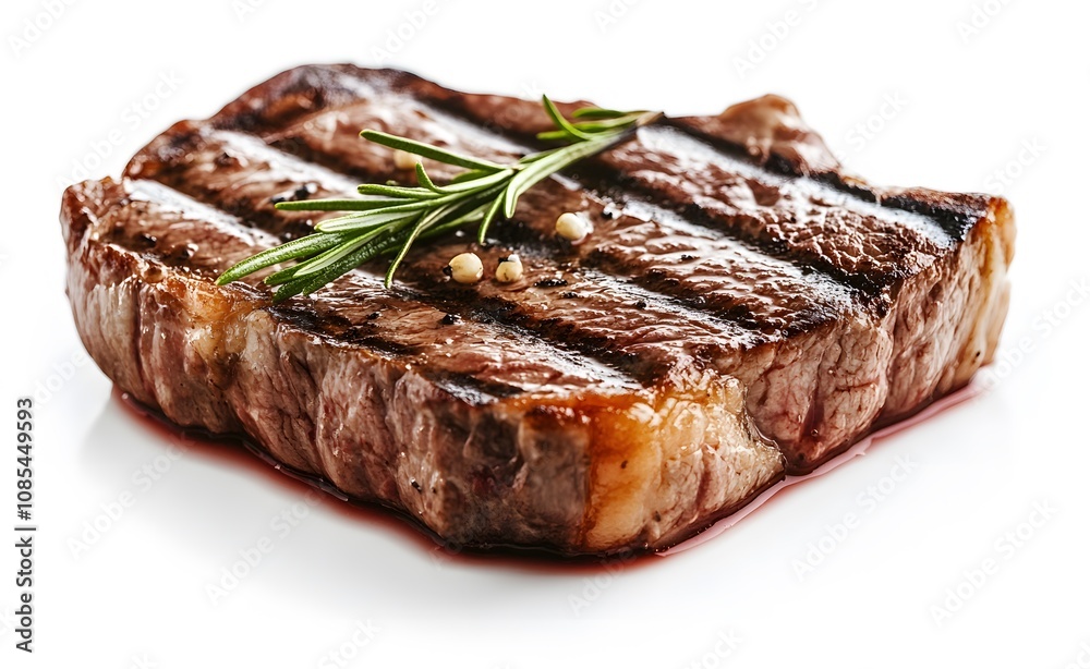 Grilled Steak Rosemary Garnish Delicious Food Grilled Steak Rosemary Garnish Delicious Food
