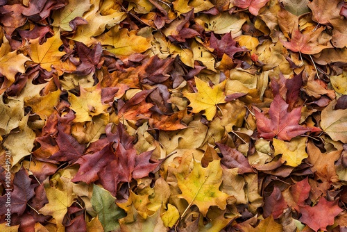 Golden Autumn Leaves Pile: A Perfect Fall Scene