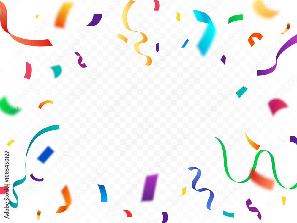 Confetti isolated on white. celebration party background design with colorful confetti and ribbons, Bright festive tinsel of Colorful color. Holiday, Carnival festivity, Confetti isolated on white. celebration party background design with colorful confetti and ribbons, Bright festive tinsel of Colorful color. Holiday, Carnival festivity,