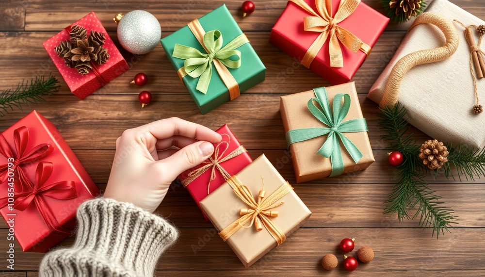 Fototapeta premium クリスマスプレゼント/ギフト