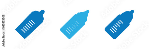 feeding bottle glyph icon