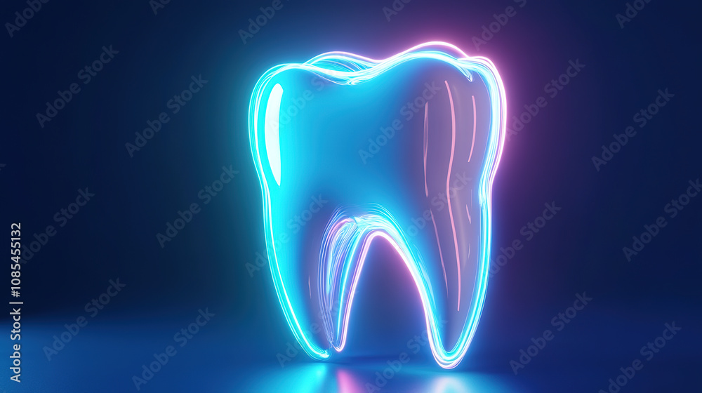 Toothpaste advertising theme wrapped in a shiny protective layer for tooth models Toothpaste advertising theme wrapped in a shiny protective layer for tooth models