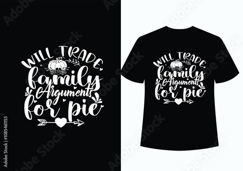 Thanksgiving awesome unick t-shirt design eps vector file , photo