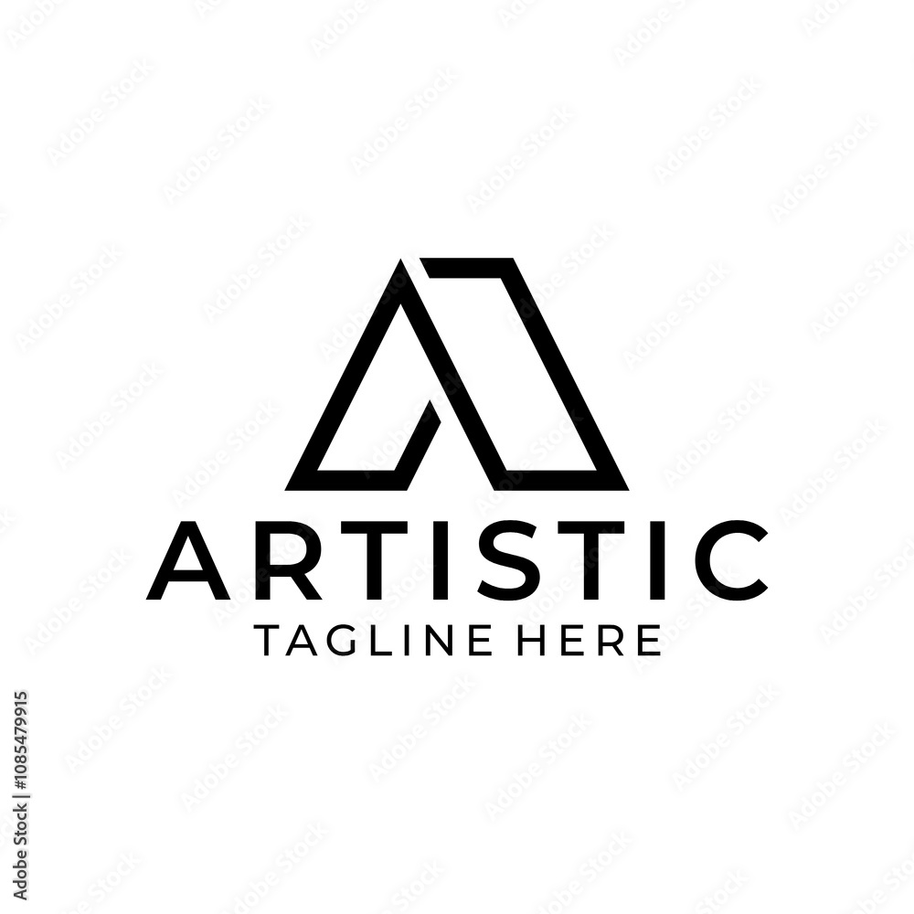 letter A minimal logo design letter A minimal logo design