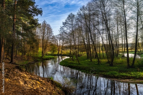 The spring river Grabia in my area