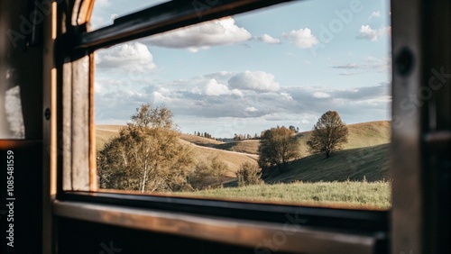 road, car, sky, mirror, highway, landscape, travel, driving, nature, view, clouds, asphalt, drive, rural, mountain, horizon, cloud, speed, journey, reflection, traffic, field, trip, land, way