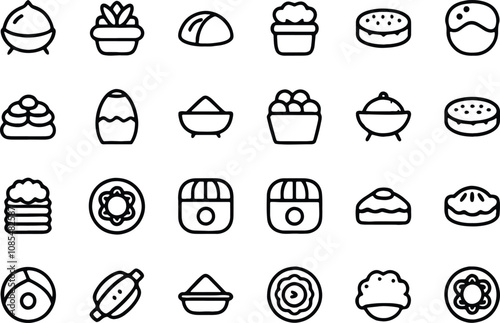 food icons set
