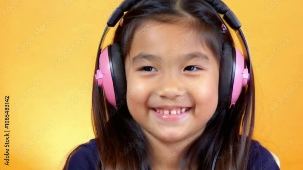 girl with headphones girl with headphones