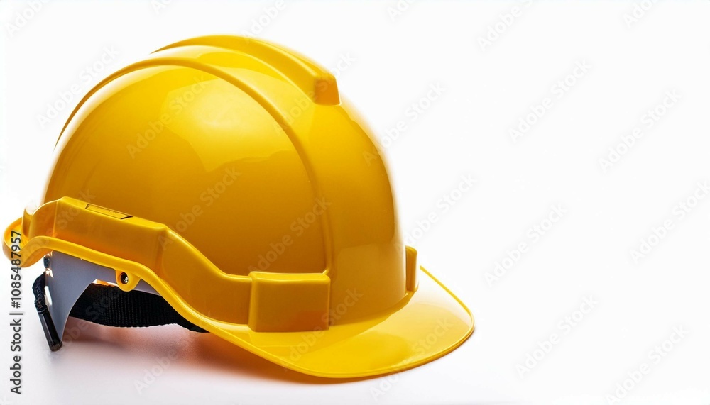 yellow helmet isolated on white yellow helmet isolated on white