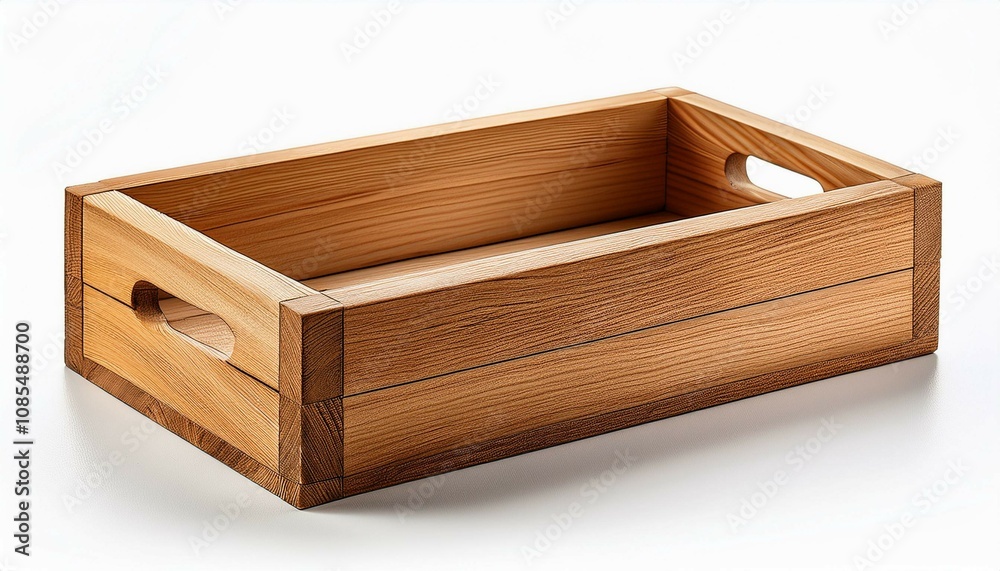 wooden box isolated on white wooden box isolated on white