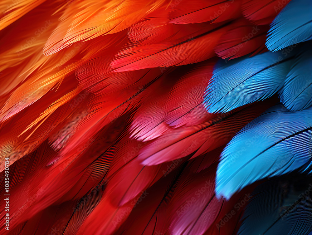 Obraz premium Gorgious CloseUp of a Colorful Parrot