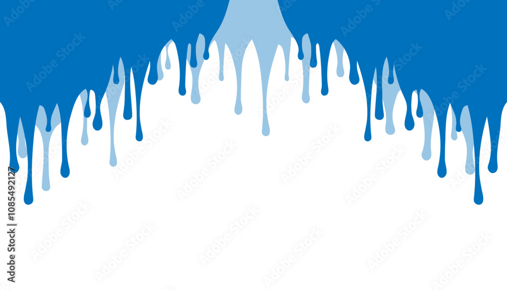 Smudges (dripping) of colorful paint, background with copy space. Vector illustration Smudges (dripping) of colorful paint, background with copy space. Vector illustration