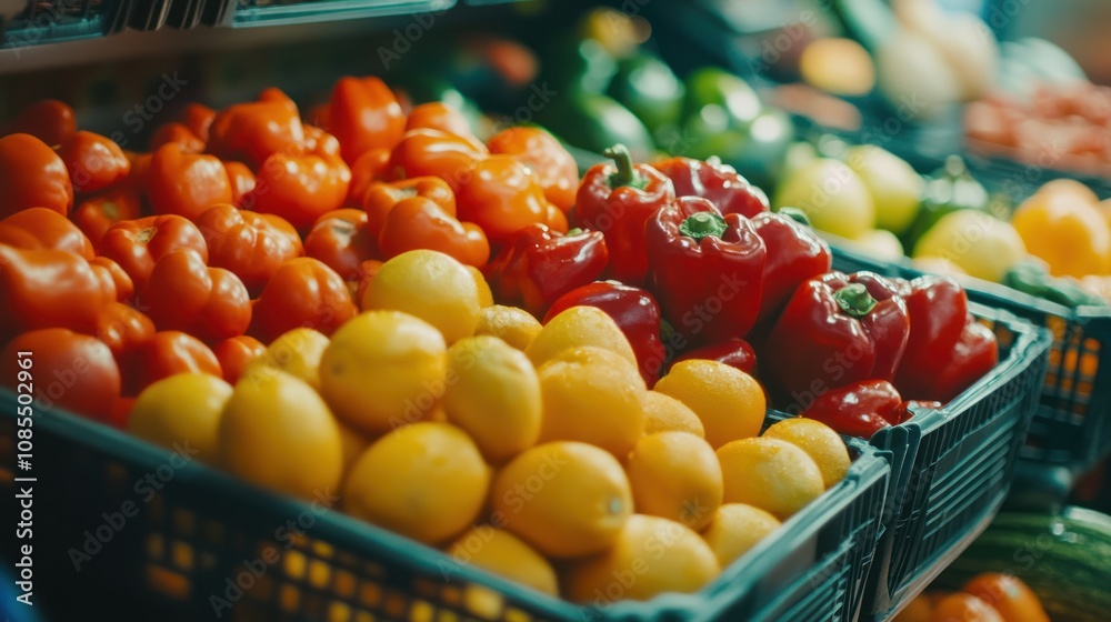 Fresh Produce in a Market Fresh Produce in a Market